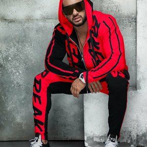 Men Sport Suit joggers and hoodie set asian size XXL